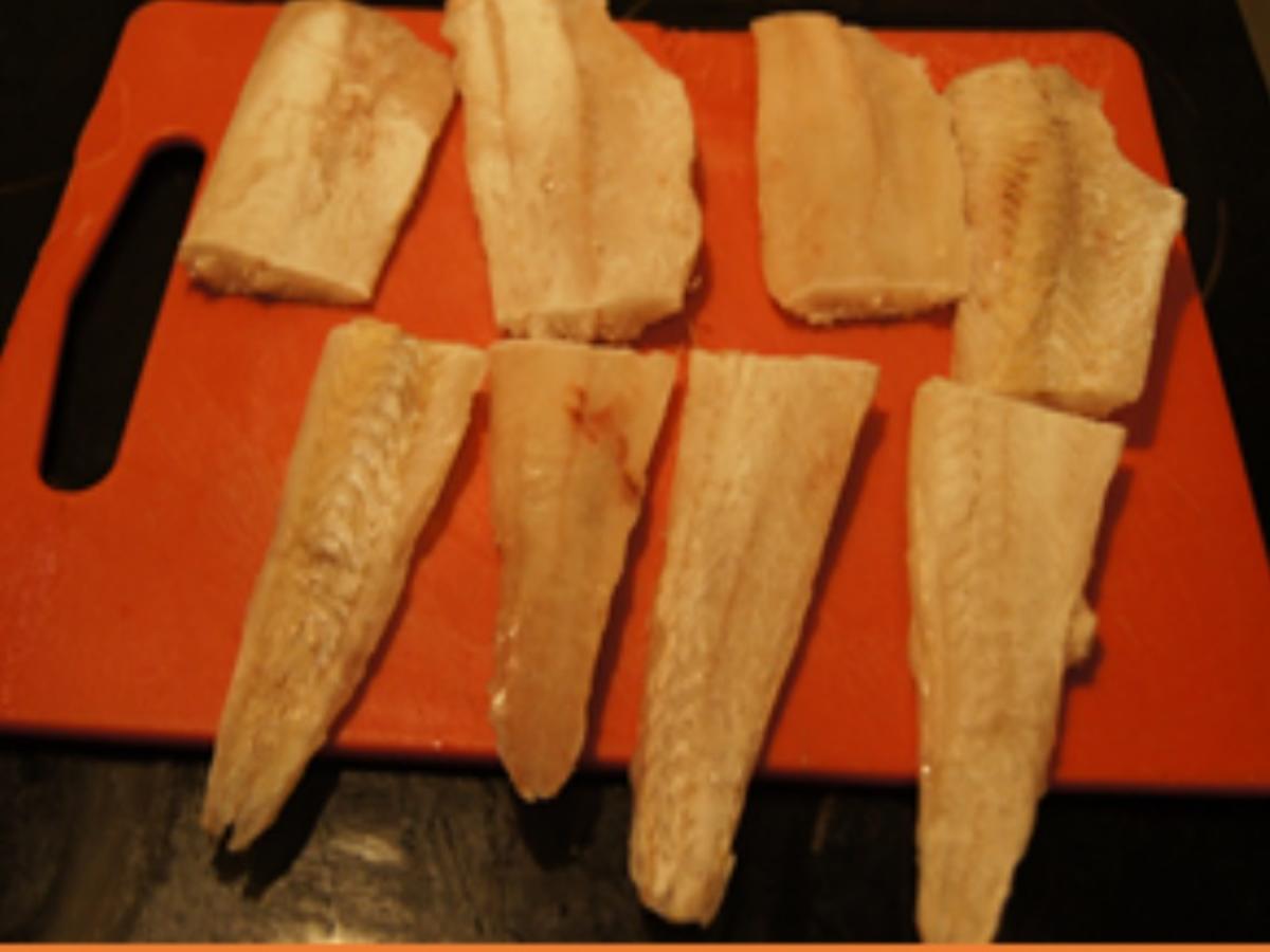 Bratfisch mit Bechamelkartoffeln und Chinakohlsalat - Rezept - kochbar.de