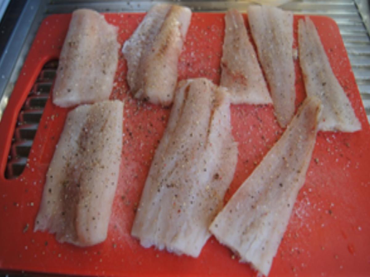 Bratfisch mit Bechamelkartoffeln und Chinakohlsalat - Rezept - kochbar.de