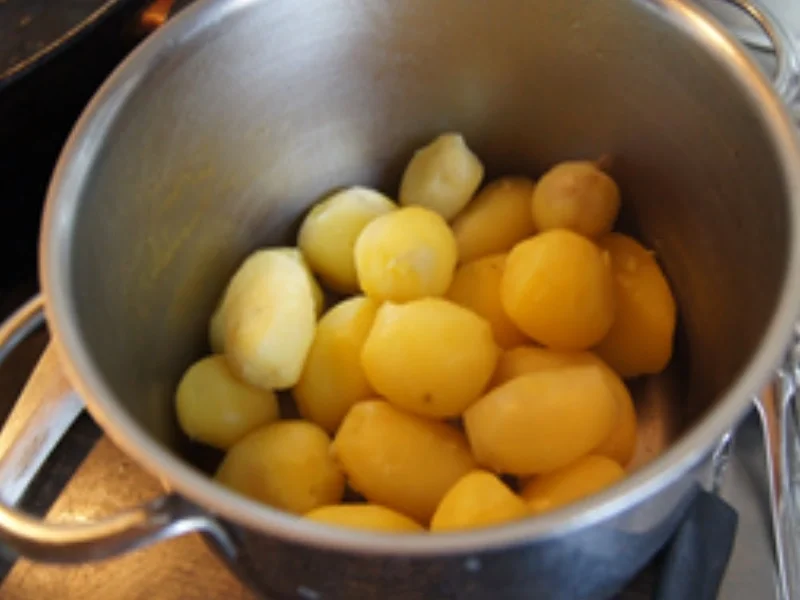 Bratfisch mit Bechamelkartoffeln und Chinakohlsalat - Rezept - Bild Nr. 16352