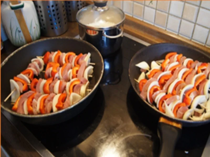 Rezept: Schaschlik mit Schweinefilet und Basmatireis Bild Nr. 7 Schaschlik mit Schweinefilet und Basmatireis - Rezept - Bild Nr. 7