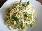 Spaghetti mit Rosenkohl-Pesto - Rezept - Bild Nr. 16345