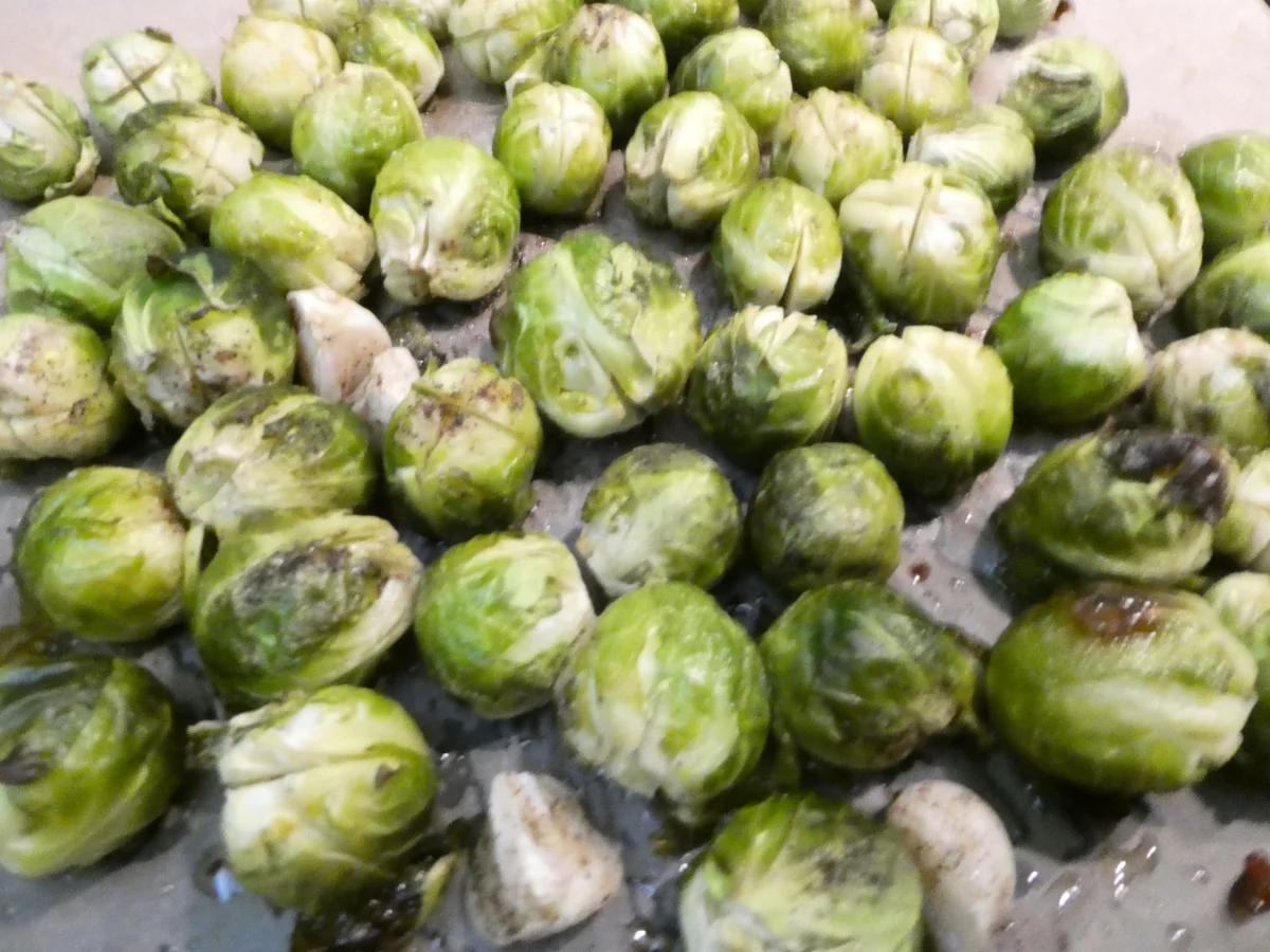 Rezept: Spaghetti mit Rosenkohl-Pesto Bild Nr. 16347 Spaghetti mit Rosenkohl-Pesto - Rezept - Bild Nr. 16347