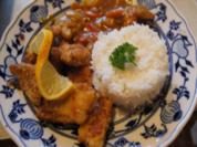 Mini-Knusper-Bratfisch mit Wok-Gemüse und Basmatireis - Rezept - Bild Nr. 2