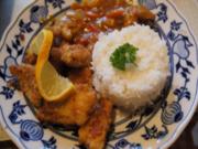 Mini-Knusper-Bratfisch mit Wok-Gemüse und Basmatireis - Rezept - Bild Nr. 2