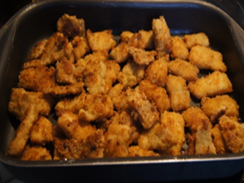 Mini-Knusper-Bratfisch mit Wok-Gemüse und Basmatireis - Rezept - Bild Nr. 10