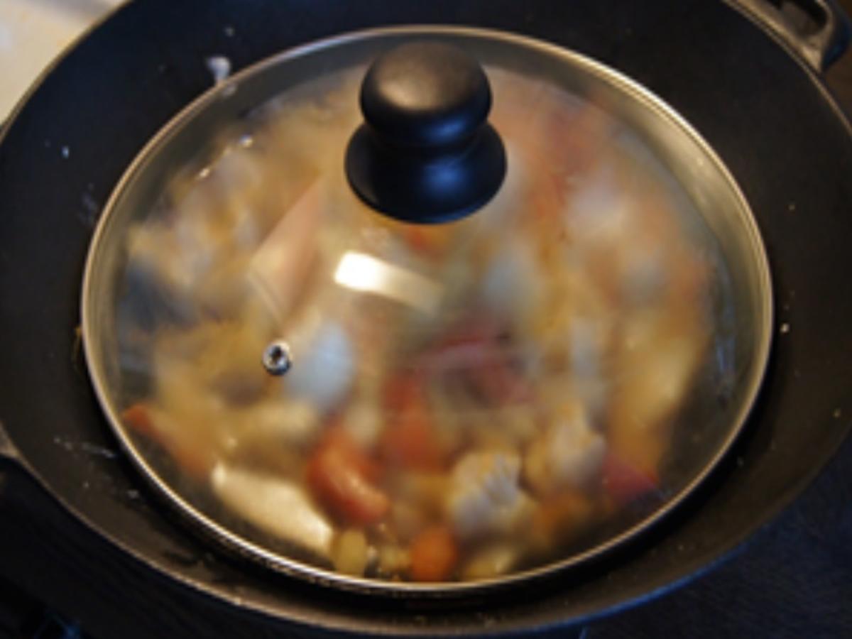 Mini-Knusper-Bratfisch mit Wok-Gemüse und Basmatireis - Rezept - Bild Nr. 15