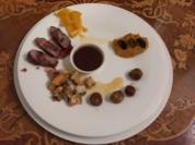 Entenbrust an Orangensauce mit Süßkartoffel-Mousse und Maronen - Rezept - Bild Nr. 16347