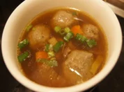 Suppe aus Gans-und Gemüseresten mit Gänseleberknödel - Rezept - Bild Nr. 2
