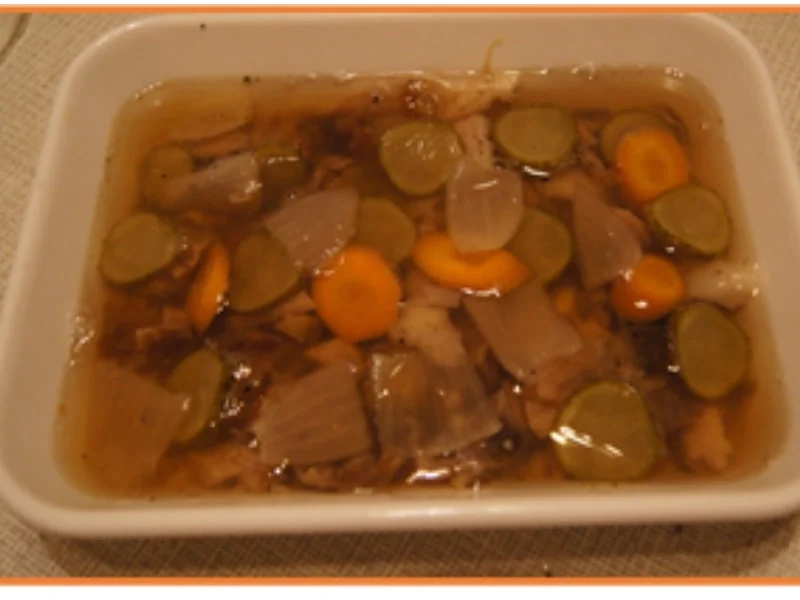 Rezept: Schinkeneisbeinsülze Bild Nr. 16350 Schinkeneisbeinsülze - Rezept - Bild Nr. 16350