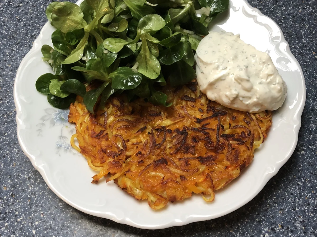 Rezept: Kartoffel-Kürbis-Rösti Bild Nr. 16348 Kartoffel-Kürbis-Rösti - Rezept - Bild Nr. 16348