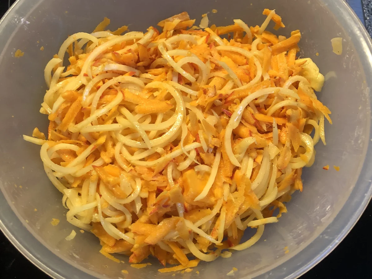 Rezept: Kartoffel-Kürbis-Rösti Bild Nr. 16350 Kartoffel-Kürbis-Rösti - Rezept - Bild Nr. 16350