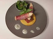 Hühnchen mit Salzhüpfer und Tomaten-Wurm-Mix - Rezept - Bild Nr. 16348