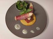 Hühnchen mit Salzhüpfer und Tomaten-Wurm-Mix - Rezept - Bild Nr. 16348