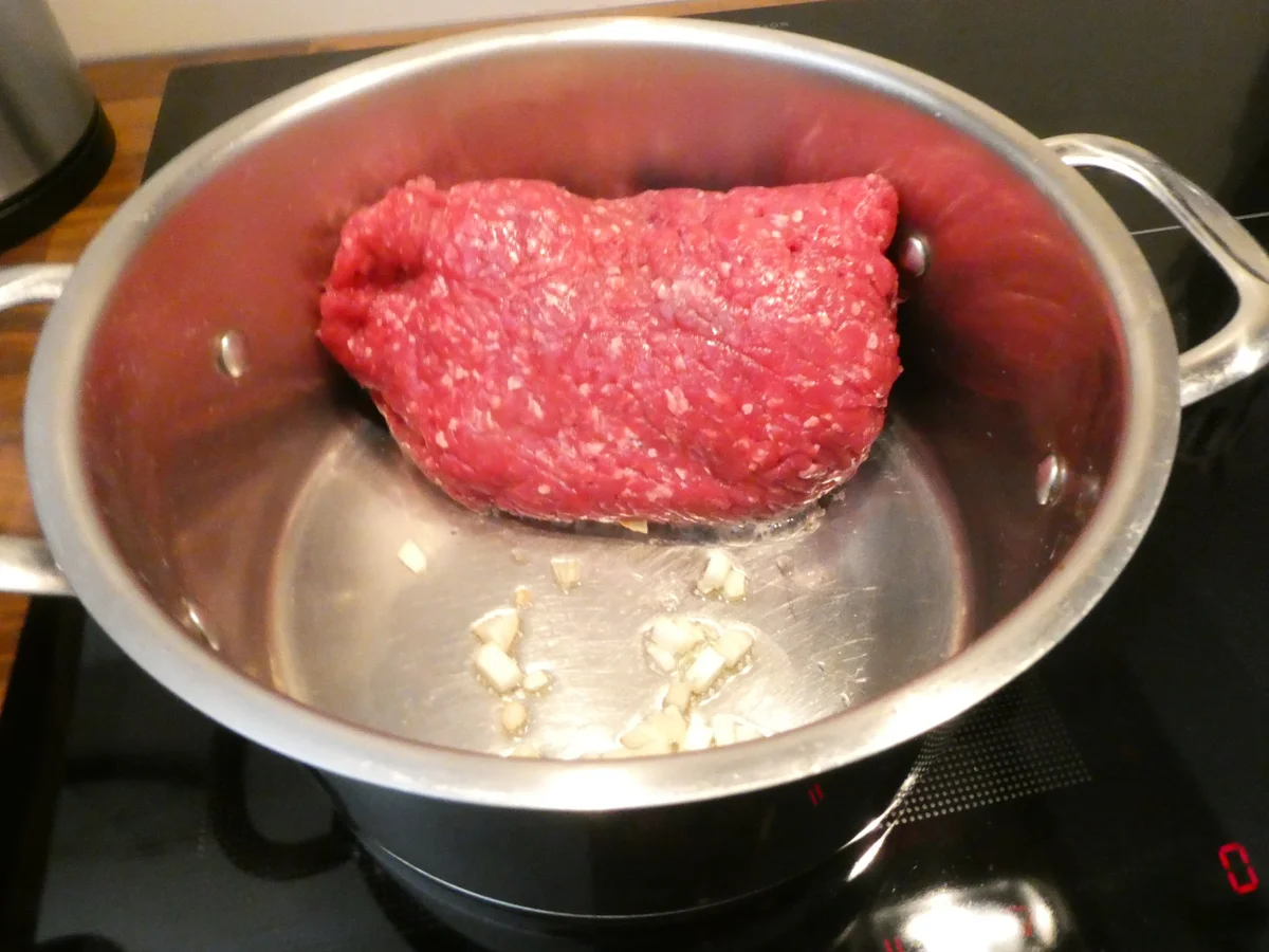 Käse-Lauchsuppe mit Hackfleisch und Kartoffeln - Rezept - Bild Nr. 16350