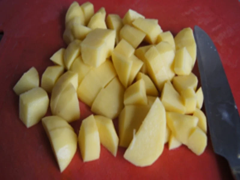 Möhren-Kartoffel-Cremesuppe mit Weißwurst-Spieß - Rezept - Bild Nr. 5