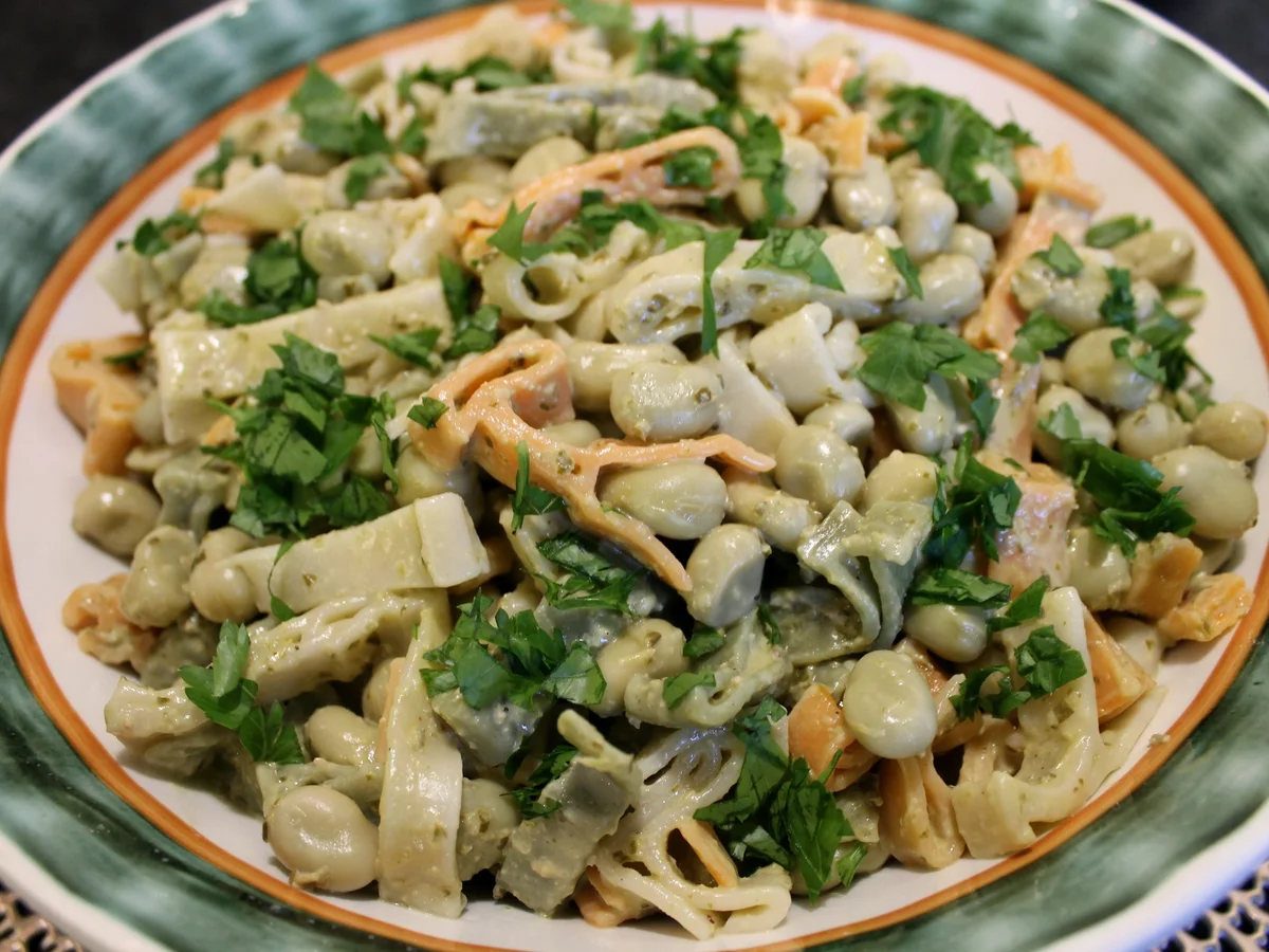 Pastasalat mit Pesto alla Genovese - Rezept - Bild Nr. 2