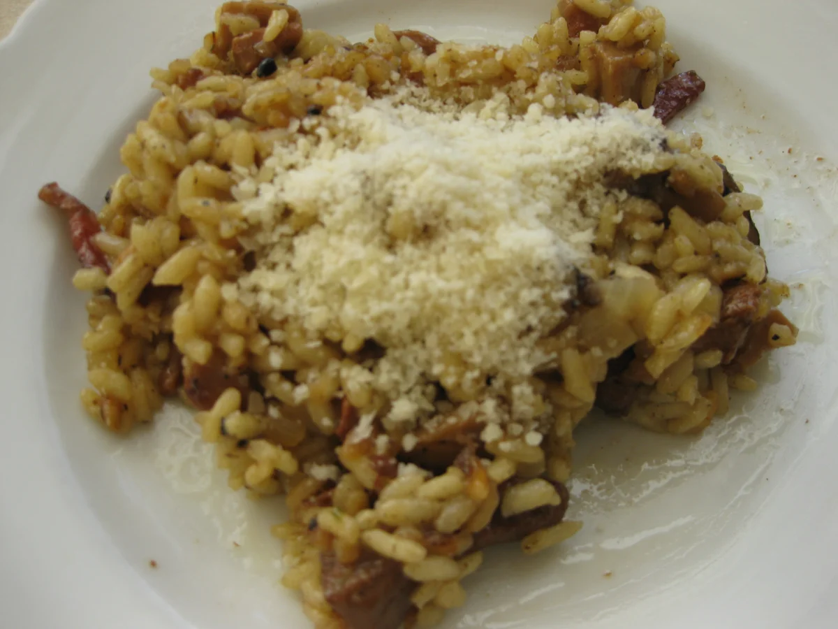 Risotto mit Pilzen und Speck - Rezept - Bild Nr. 16349