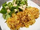 Steckrüben-Kartoffel-Rösti mit Feldsalat - Rezept - Bild Nr. 16348