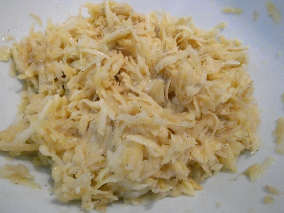 Rezept: Steckrüben-Kartoffel-Rösti mit Feldsalat Bild Nr. 16352 Steckrüben-Kartoffel-Rösti mit Feldsalat - Rezept - Bild Nr. 16352