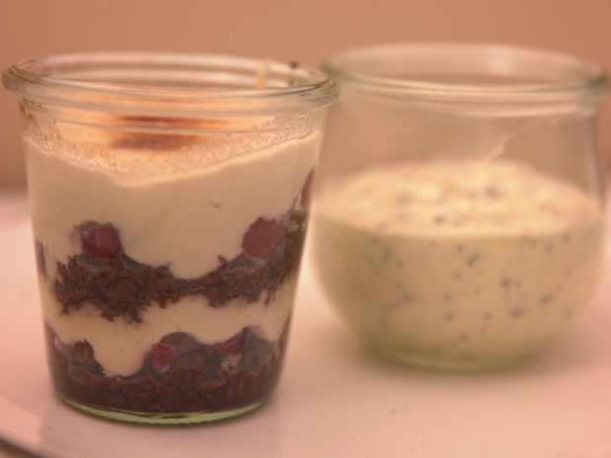 Flambierte Quarkspeise und Herrencreme - Rezept - kochbar.de