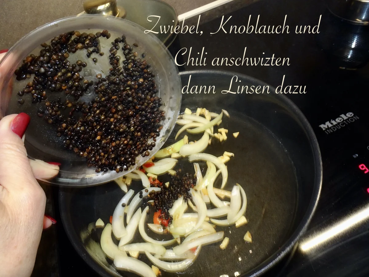 Pasta mit Balsamicolinsen - Rezept - Bild Nr. 16355