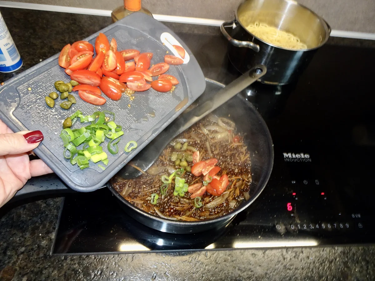 Pasta mit Balsamicolinsen - Rezept - Bild Nr. 16357
