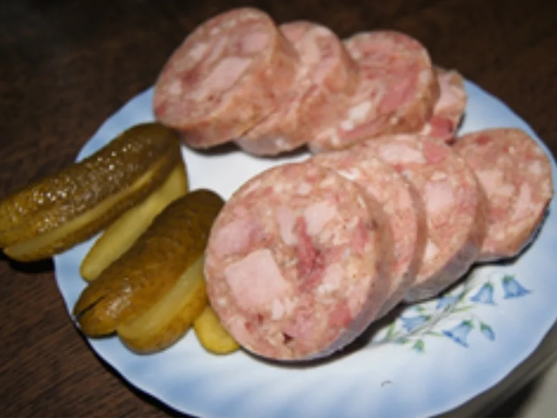 Bauernsülze mit herzhafter Remoulade und kleinen Pellkartoffeln - Rezept - Bild Nr. 4