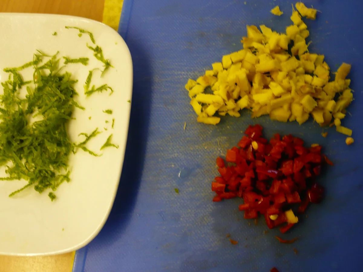 Gewürzter Lachs mit Zitronen- Risotto - Rezept - Bild Nr. 5