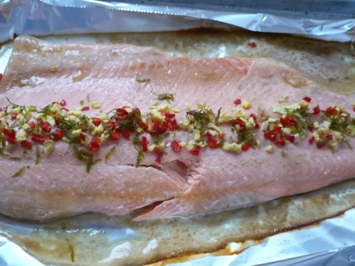 Gewürzter Lachs mit Zitronen- Risotto - Rezept - Bild Nr. 7