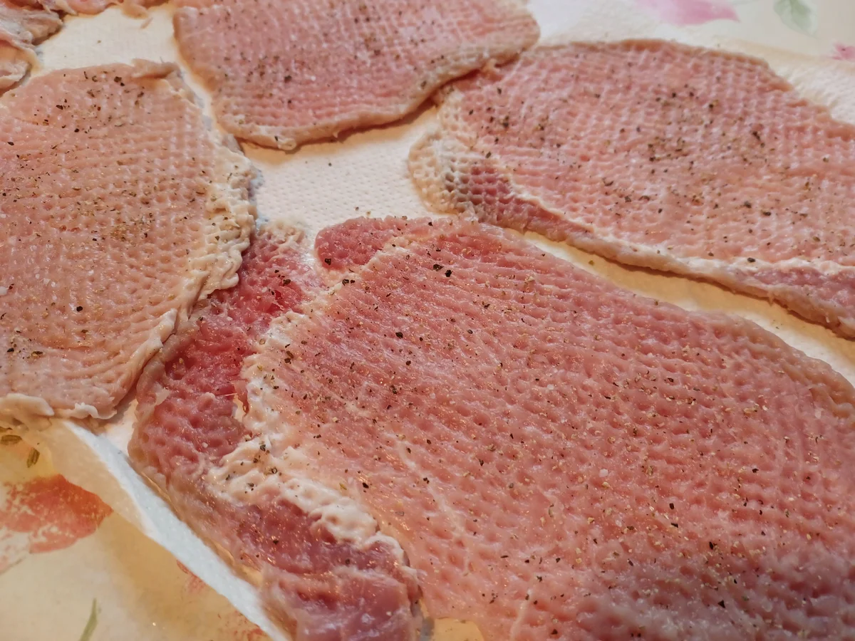 Rezept: Schnitzel mit Pommes und Rosenkohl / Blumenkohl Bild Nr. 16354 Schnitzel mit Pommes und Rosenkohl / Blumenkohl - Rezept - Bild Nr. 16354