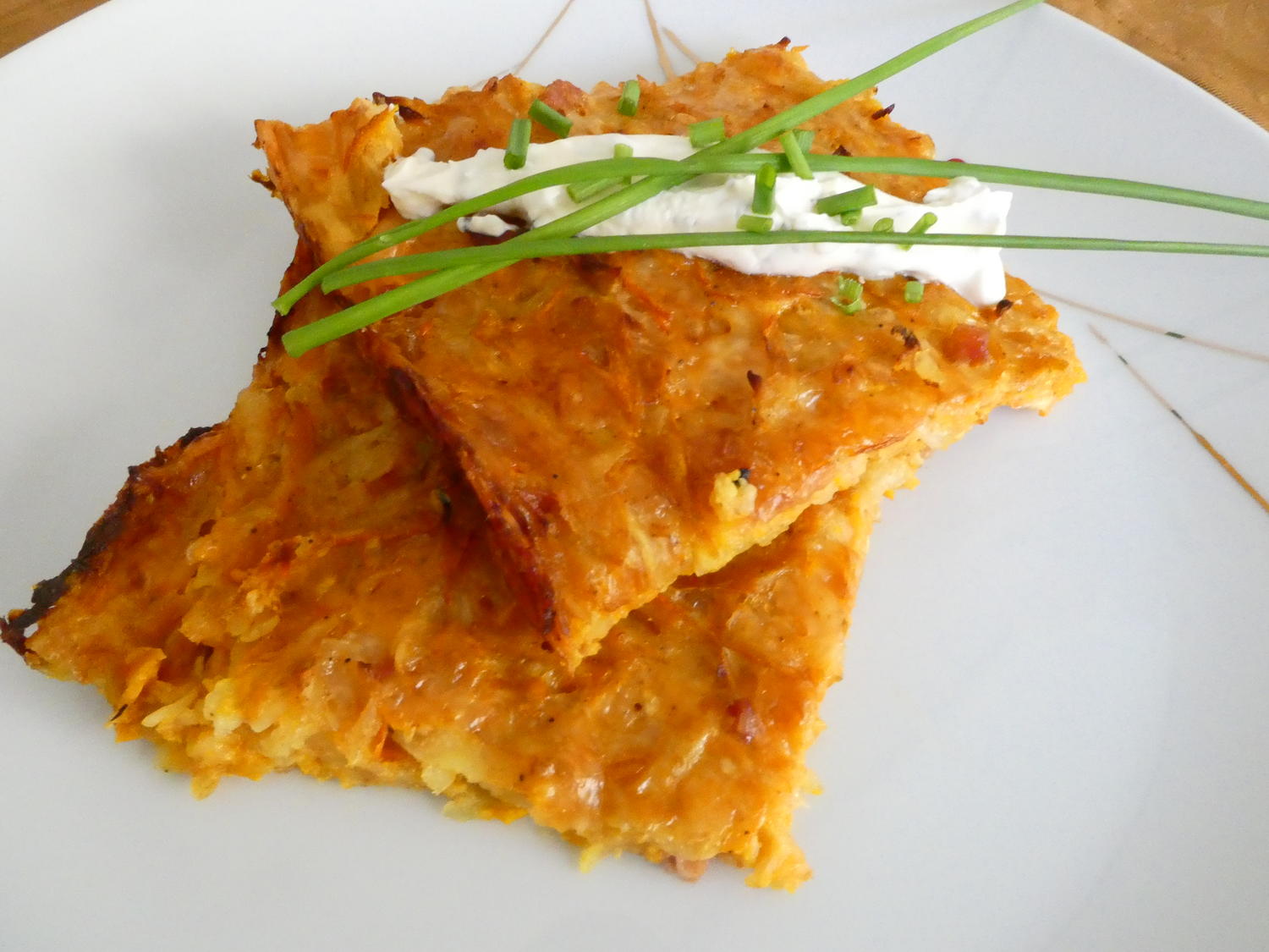 Kartoffel-Kürbis-Rösti im Ofen - Rezept - kochbar.de