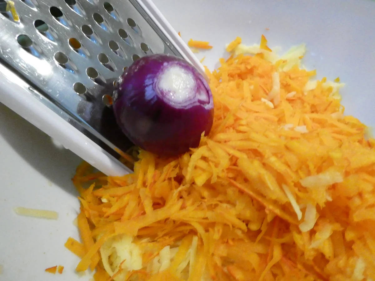 Rezept: Kartoffel-Kürbis-Rösti im Ofen Bild Nr. 16352 Kartoffel-Kürbis-Rösti im Ofen - Rezept - Bild Nr. 16352