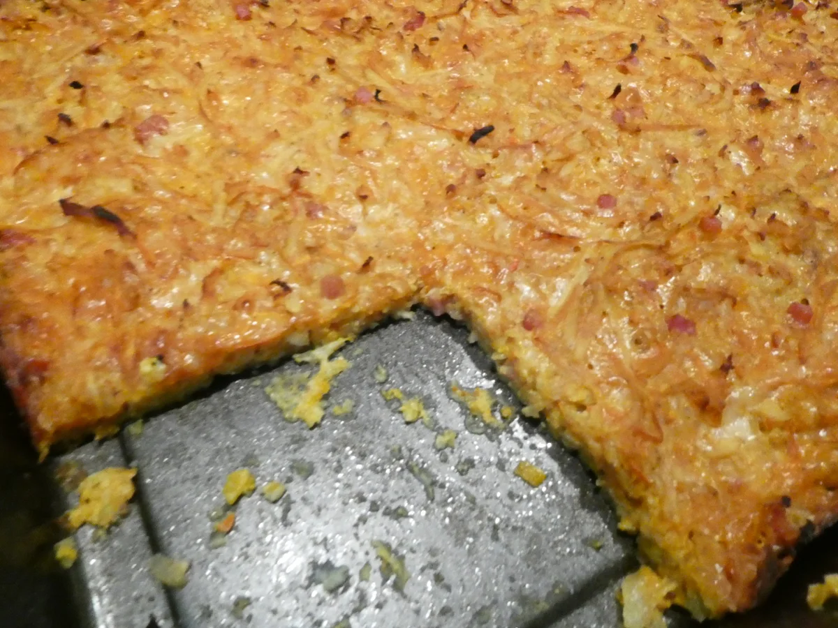 Rezept: Kartoffel-Kürbis-Rösti im Ofen Bild Nr. 16358 Kartoffel-Kürbis-Rösti im Ofen - Rezept - Bild Nr. 16358