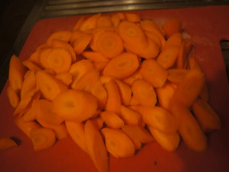 Rezept: Tofu-Schnitzel mit Honig-Sahne-Möhren und Kartoffelstampf Bild Nr. 11 Tofu-Schnitzel mit Honig-Sahne-Möhren und Kartoffelstampf - Rezept - Bild Nr. 11