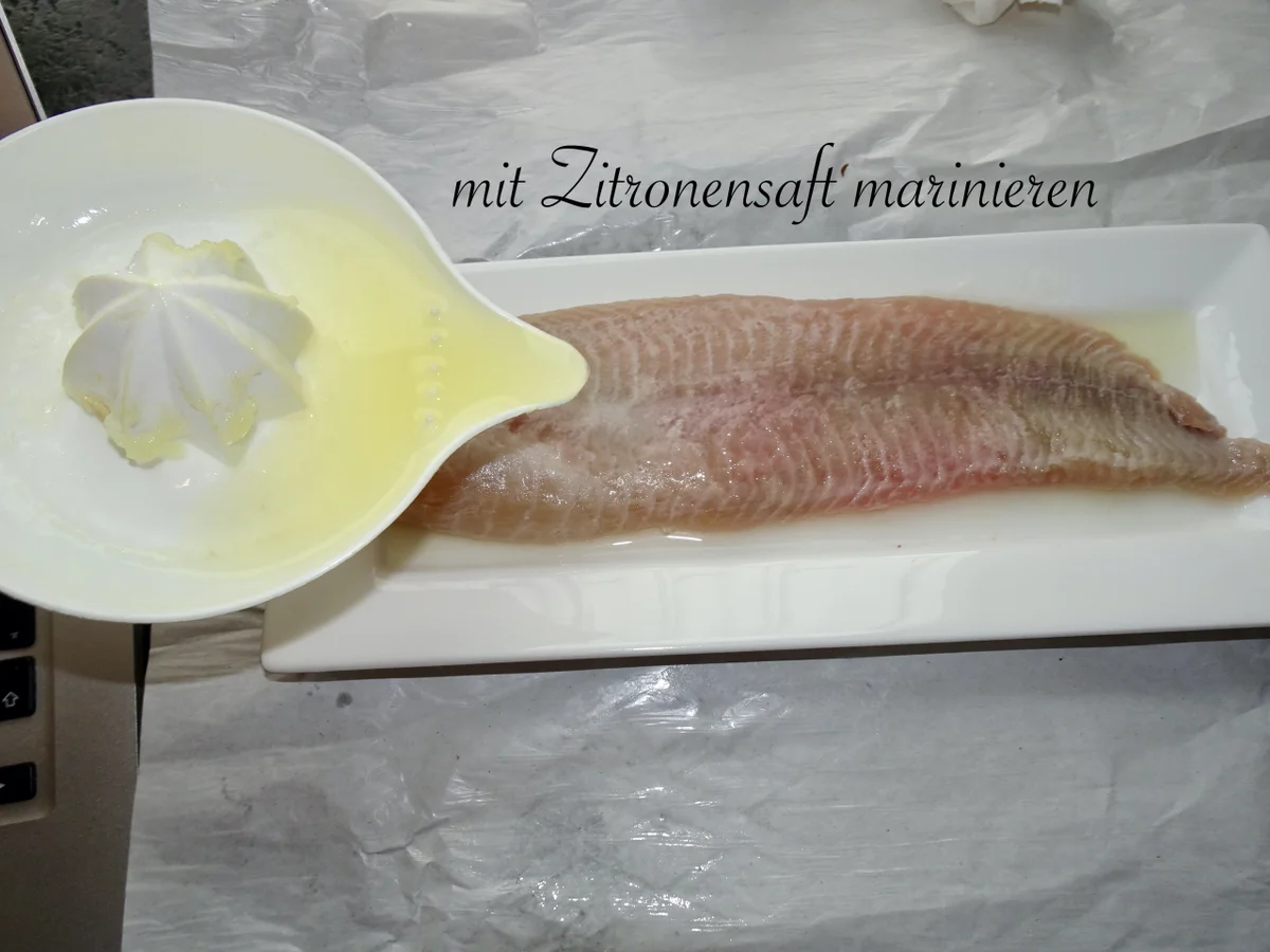 Glasiertes Welsfilet im Rucola Salatbett - Rezept - Bild Nr. 7