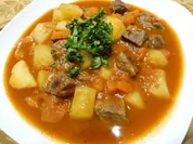 Gulaschsuppe im Schnellkochtopf - Rezept - Bild Nr. 16387