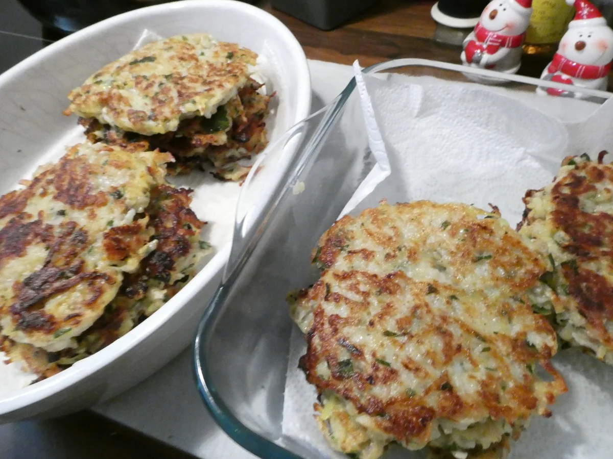 Rezept: Kartoffel-Kohlrabi-Rösti mit Creme fraiche Kräuter Bild Nr. 16398 Kartoffel-Kohlrabi-Rösti mit Creme fraiche Kräuter - Rezept - Bild Nr. 16398