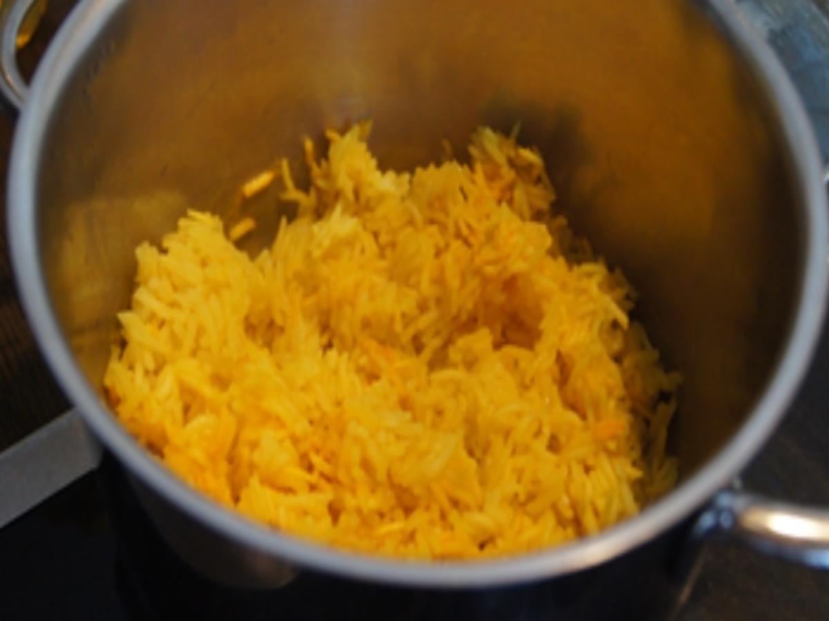 Brokkoli-Möhren-Curry mit gelben Basmatireis - Rezept - Bild Nr. 16402