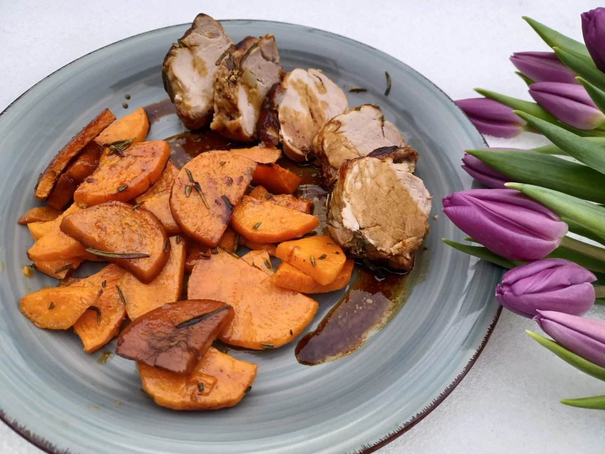 Schweinefilet mit Süßkartoffeln - Rezept - Bild Nr. 16387