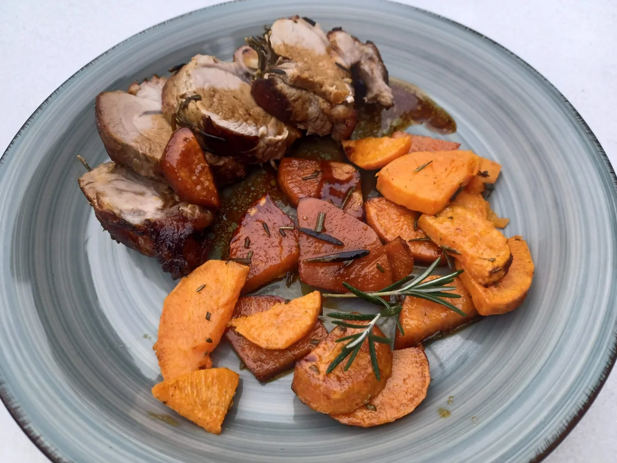 Schweinefilet mit Süßkartoffeln - Rezept - Bild Nr. 16388