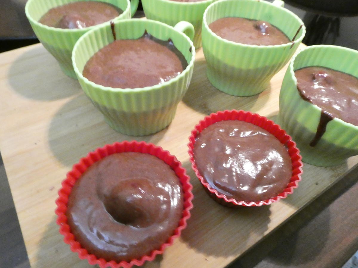 Schokoladen-Kirsch-Muffins - Rezept - Bild Nr. 16395
