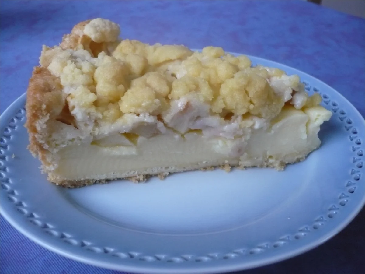 Apfelkuchen mit Pudding - Rezept - Bild Nr. 16402