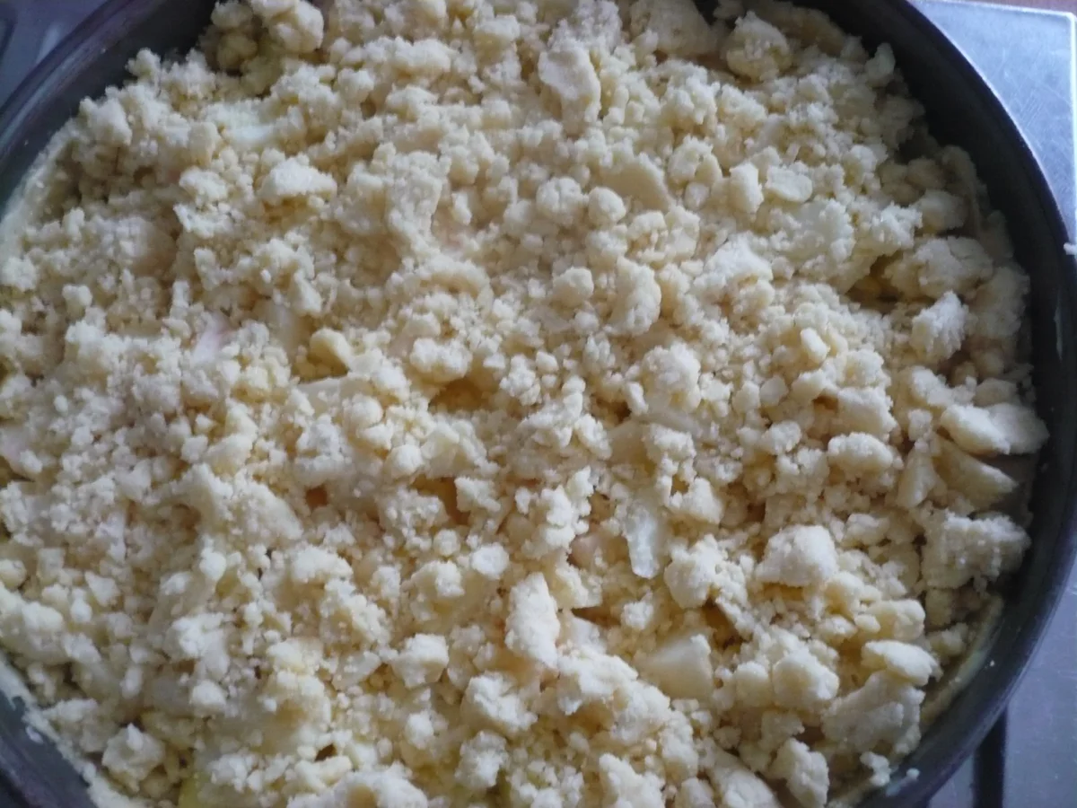 Apfelkuchen mit Pudding - Rezept - Bild Nr. 16408