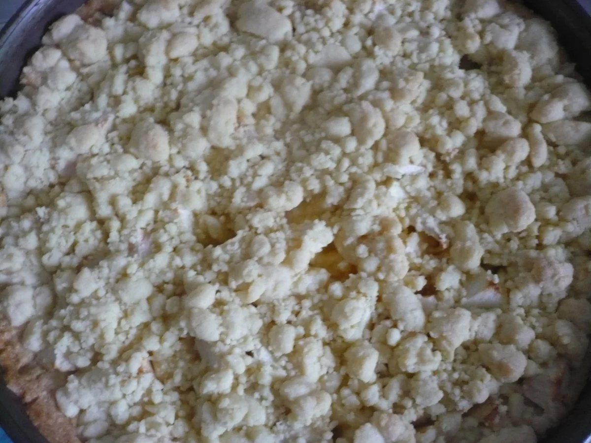 Apfelkuchen mit Pudding - Rezept - Bild Nr. 16409