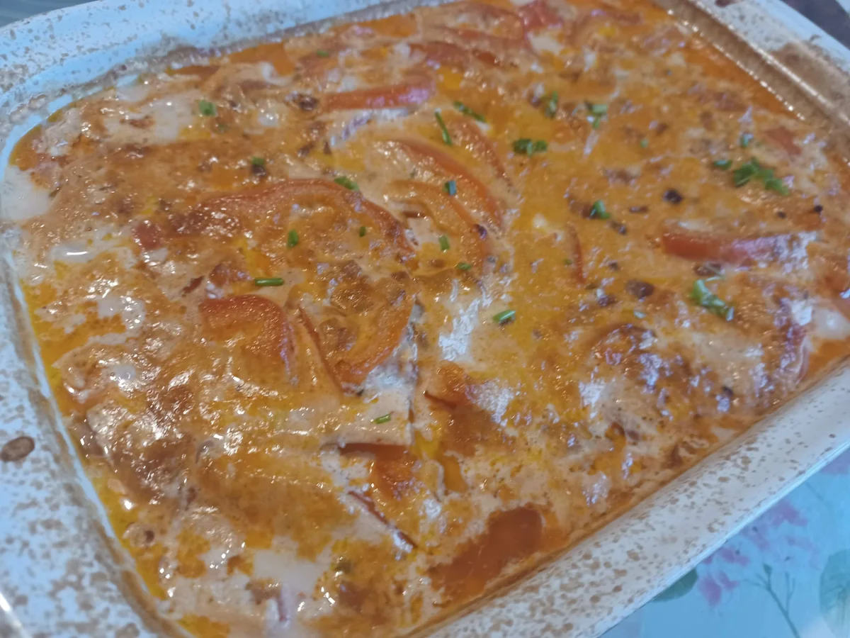Hähnchenbrust in Paprika - Sahne - Soße - Rezept - Bild Nr. 16413