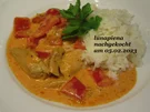 Hähnchenbrust in Paprika - Sahne - Soße - Rezept - Bild Nr. 16416