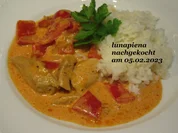 Hähnchenbrust in Paprika - Sahne - Soße - Rezept - Bild Nr. 16416