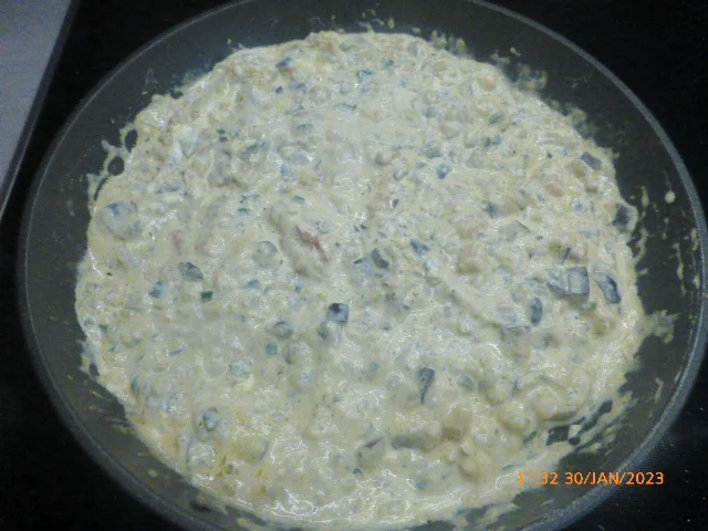 Rezept: Gemüselasagne mit Riesengarnelen und Mandelpesto Bild Nr. 16407 Gemüselasagne mit Riesengarnelen und Mandelpesto - Rezept - Bild Nr. 16407