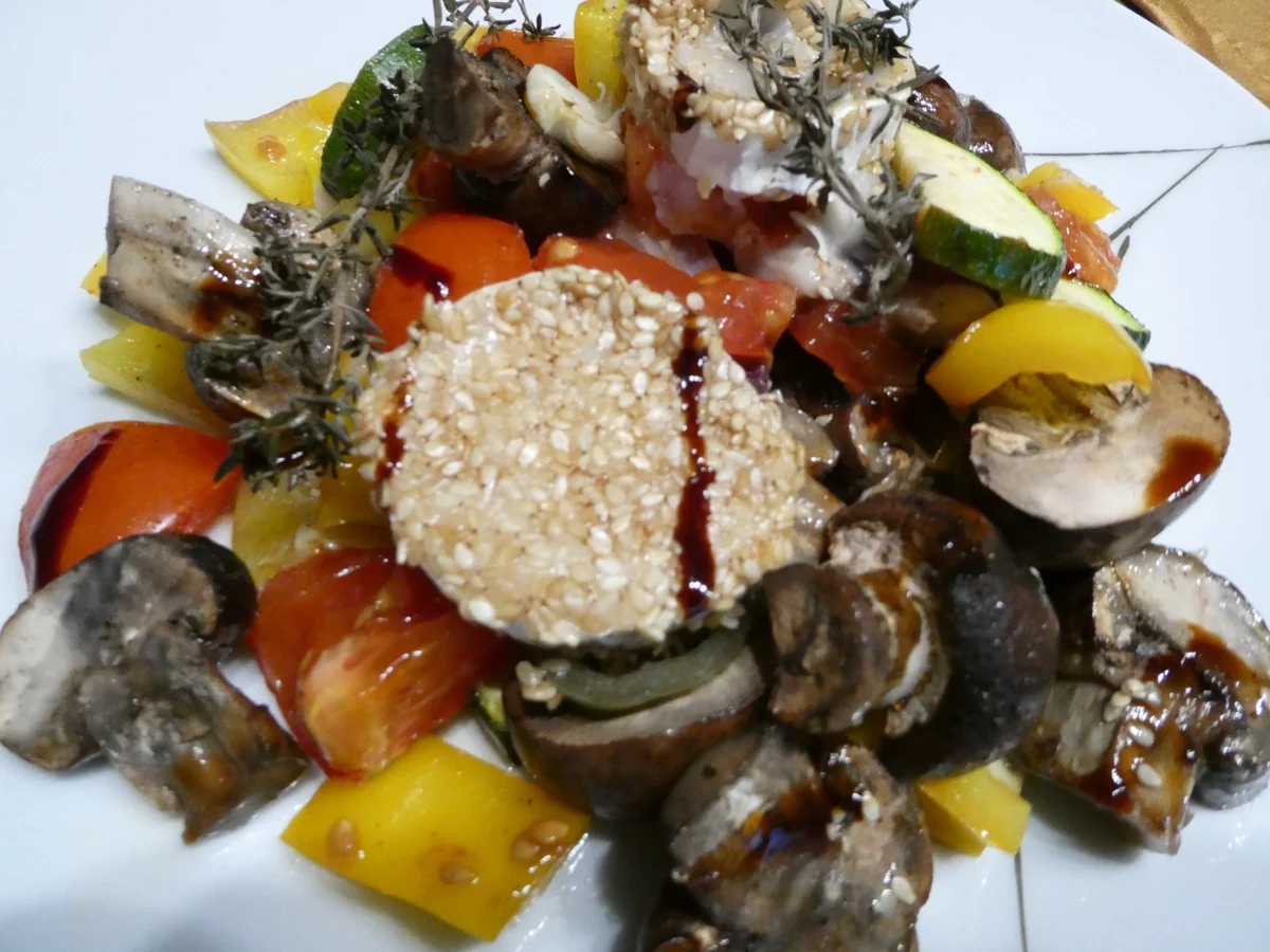 Ofengemüse mit Ziegenkäse - Rezept - Bild Nr. 16402