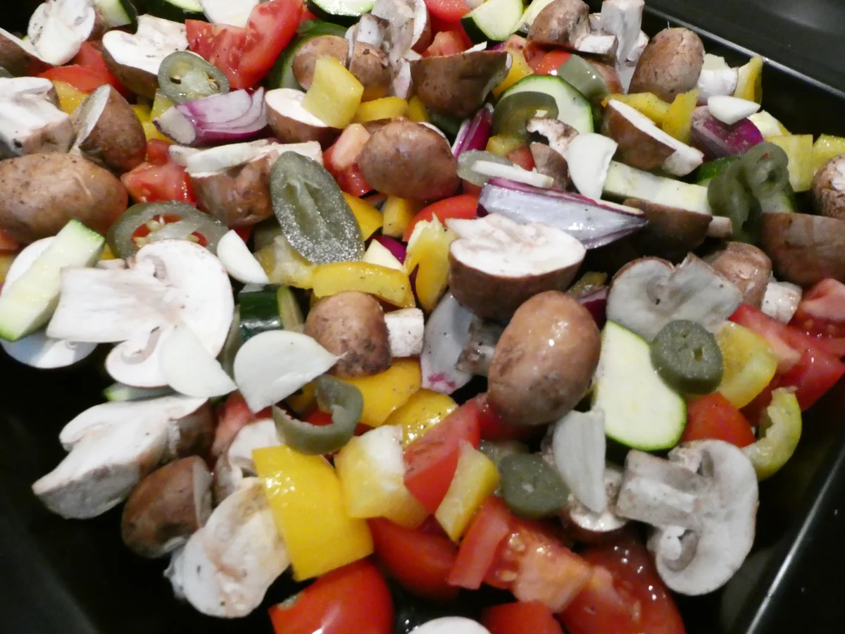 Ofengemüse mit Ziegenkäse - Rezept - Bild Nr. 16403